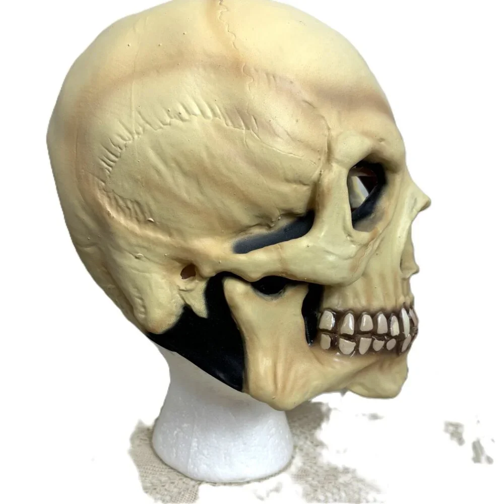 Mask Illusions Vintage Collectible 90’s Realistic Skull Latex Mask